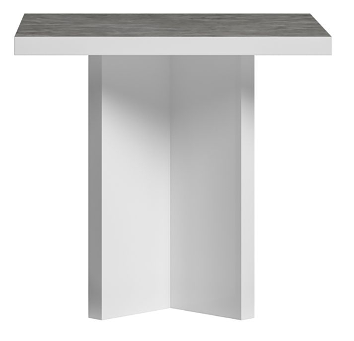 Product photograph of Status Mara Day White Italian Lamp Table from Choice Furniture Superstore.